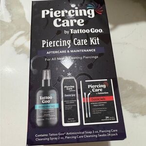 Piercing Care Kit - Black